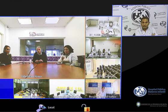 El Materno Infantil compartió experiencia médica con otras provincias por videoconferencia
