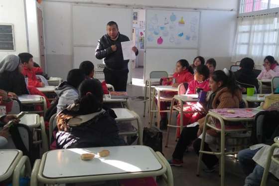 Seguridad concientizó a estudiantes sobre violencia escolar