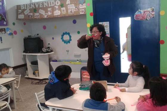 El Centro de Primera Infancia de El Carril promueve la salud dental en los niños