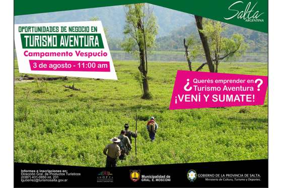 En Campamento Vespucio se realizará el taller “Oportunidades de Negocios en Turismo Aventura”