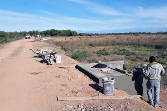 Importante obra para cloacas en Pichanal