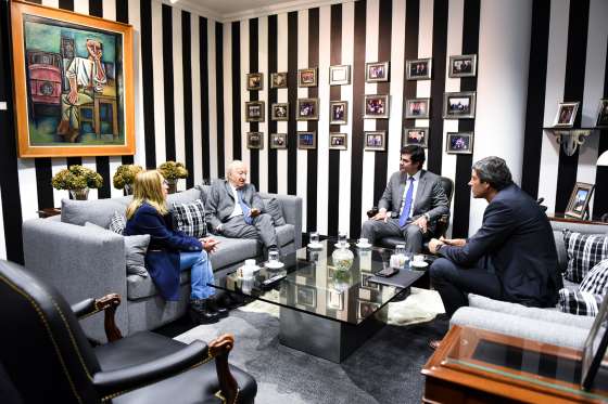 Urtubey se reunió con el economista y sociólogo Bernardo Kliksberg