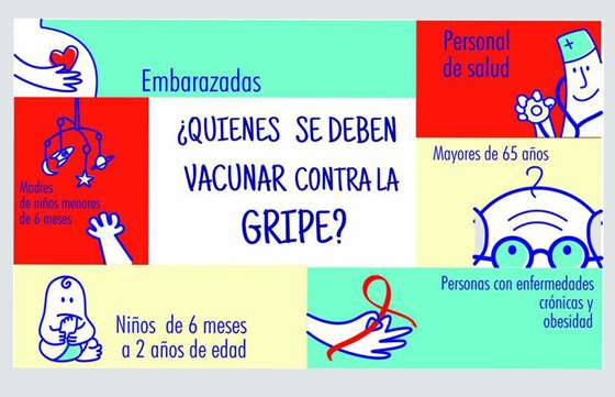 Solicitan a los grupos de riesgo vacunarse contra la gripe