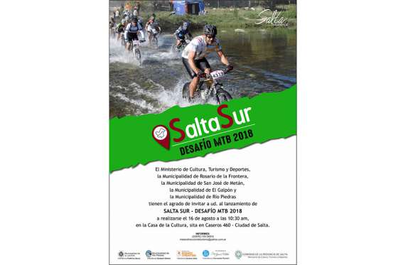 Hoy se presentará el desafío MTB 2018 “Salta Sur”