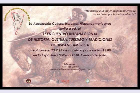 “I Encuentro internacional de historia, cultura, turismo y tradiciones hispanoamericanas” en Salta