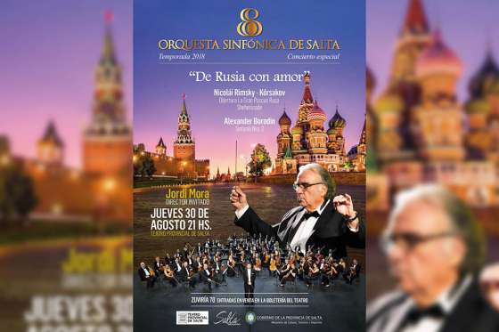 “De Rusia con amor”, la nueva propuesta de la Orquesta Sinfónica