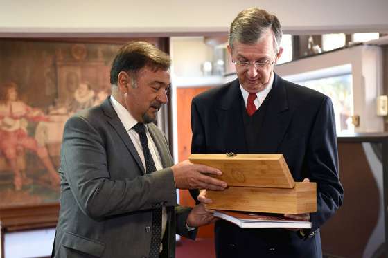El Vicegobernador recibió saludos protocolares del Embajador de Brasil