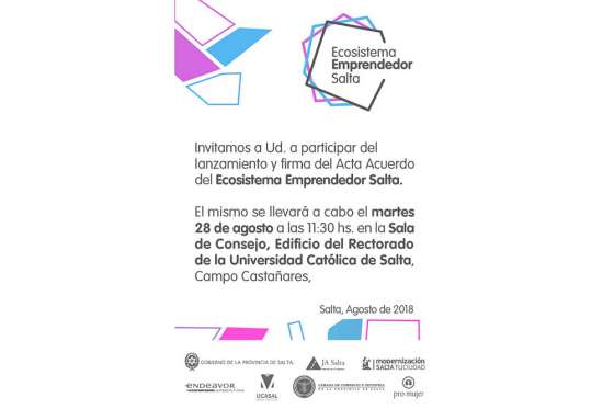 Salta conformará su “Ecosistema Emprendedor”