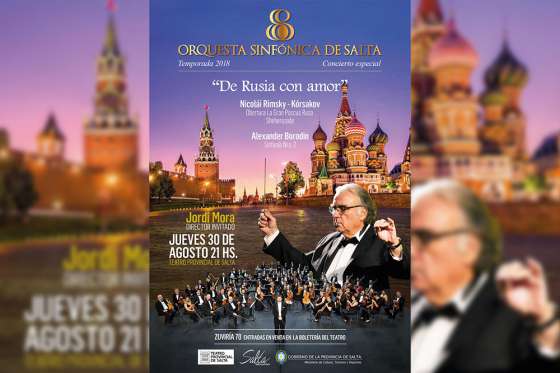 “De Rusia con amor”, la nueva propuesta de la Orquesta Sinfónica