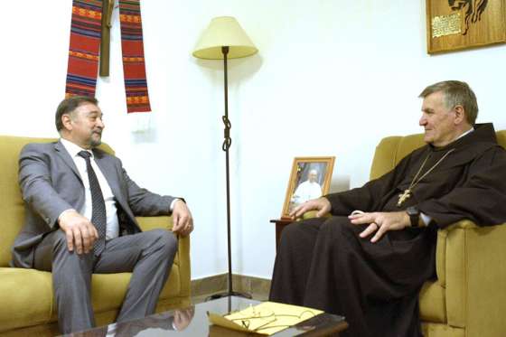 El Vicegobernador se reunió en Orán con el obispo Luis Scozzina