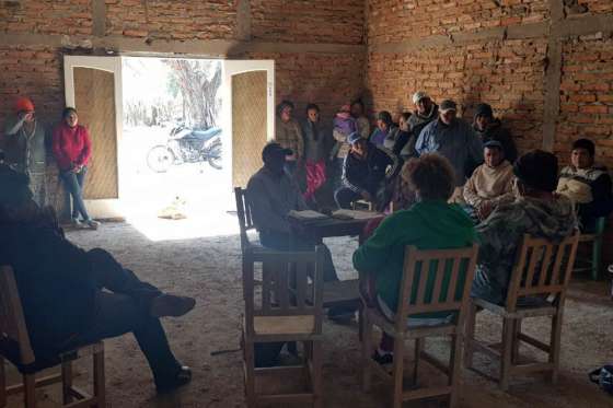 La Mesa Interministerial de Pueblos Indígenas se reunió con  caciques de Rivadavia Banda Sur