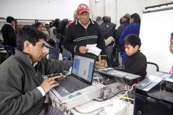 El móvil de Registro Civil recorrerá parajes de Rivadavia hasta hoy