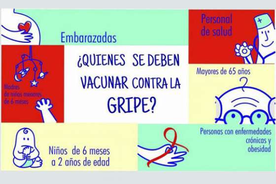 Solicitan a los grupos de riesgo vacunarse contra la gripe