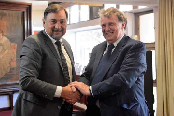El vicegobernador Isa recibió al embajador argentino en el Reino Unido