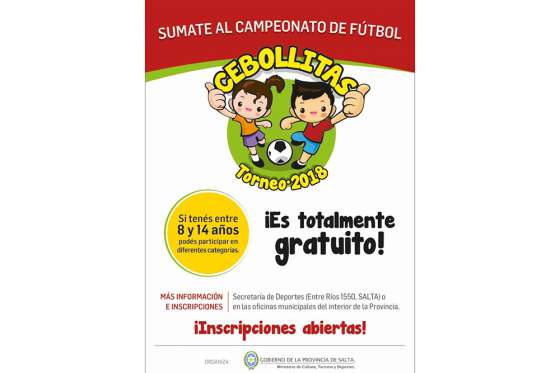 Hoy se pone en marcha el torneo Cebollitas 2018