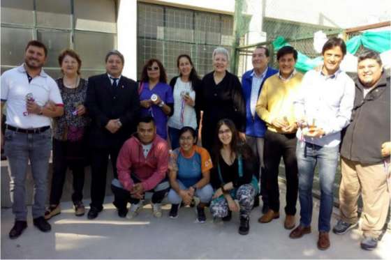Acompañamiento del Gobierno al judo de la Sociedad Italiana