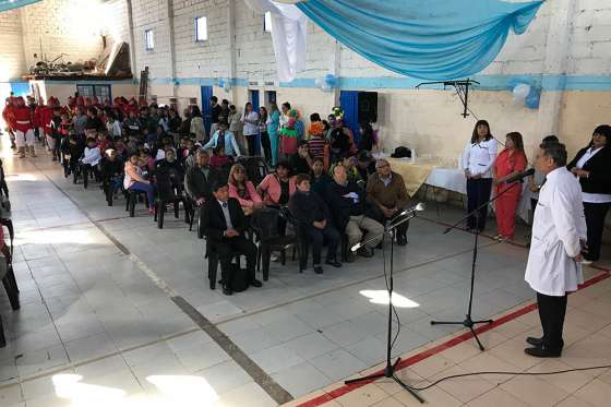 Con diversas actividades el centro de salud de Villa Chartas festejó un nuevo aniversario