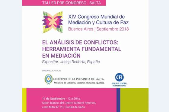 Comienza en Salta el XIV Congreso Mundial de Mediación