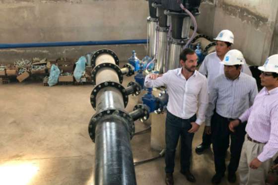Se inaugura hoy la obra de agua potable para Villa Floresta