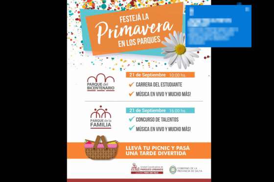 Primavera en los Parques Bicentenario y de la Familia