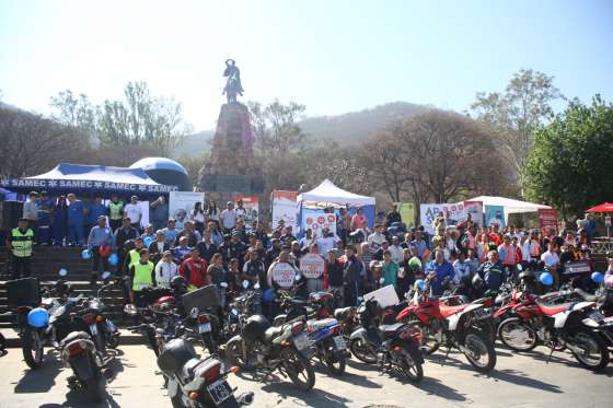 Seguridad Vial realizó una importante campaña para concientizar a motociclistas