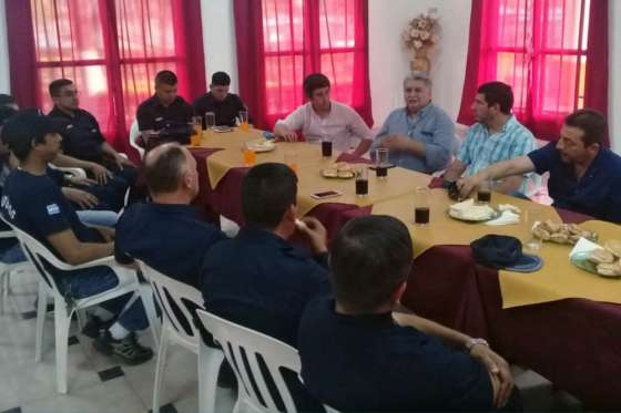 Funcionarios de Seguridad visitaron el municipio Hipólito Yrigoyen