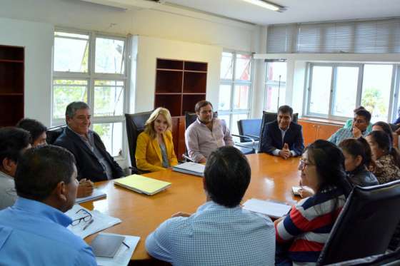 Bibini con autoridades de Cafayate y Guachipas trataron la situación de la Reserva Natural