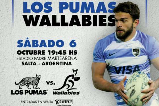 Los Pumas llegan a Salta para el partido ante Los Wallabies