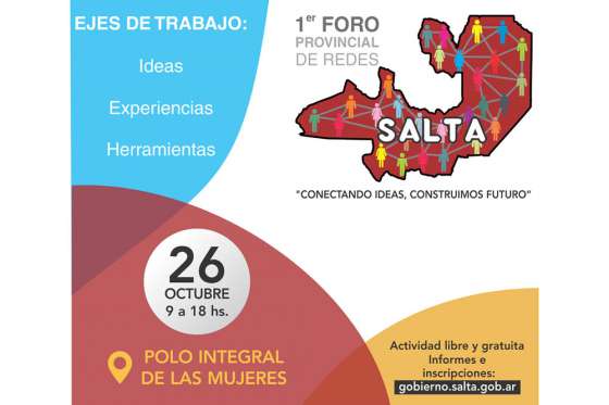 El primer Foro Provincial de Redes Comunitarias reunirá a grupos de toda Salta