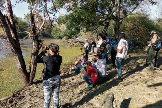 Capacitaron a pobladores de La Unión en Guías de Observación de Aves