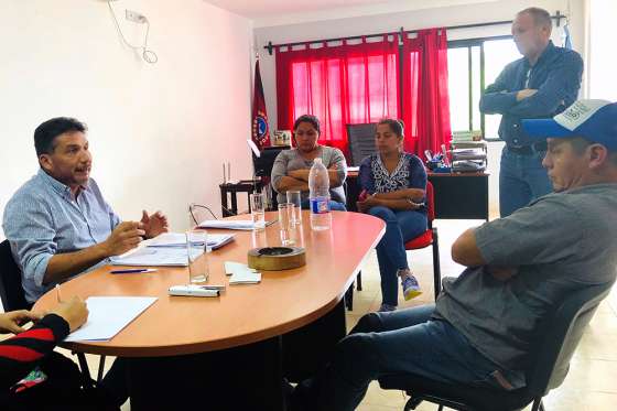 El presidente del IPV dialogó con ocupantes del loteo La Morleja en Las Lajitas