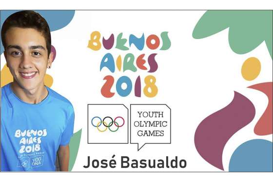 El oranense José Basualdo debuta en los Juegos Olímpicos de la Juventud