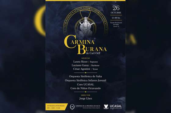 Carmina Burana, fuerza primitiva y arrolladora