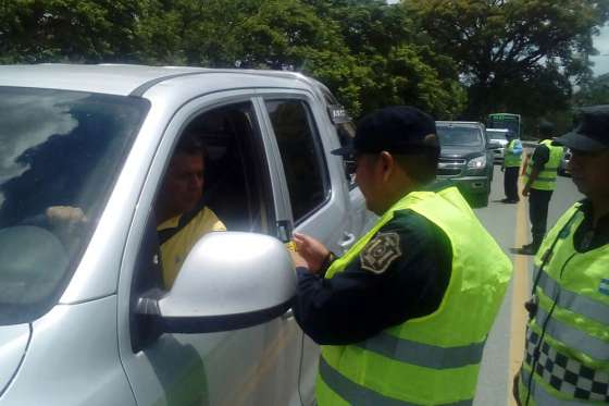 Seguridad Vial intensifica los controles viales y de alcoholemia