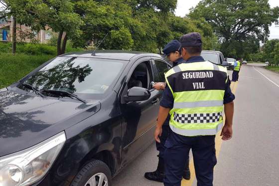 Seguridad Vial detectó a 112 conductores alcoholizados durante el fin de semana largo