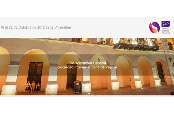 Salta será sede de la asamblea anual de la Sociedad Interamericana de Prensa