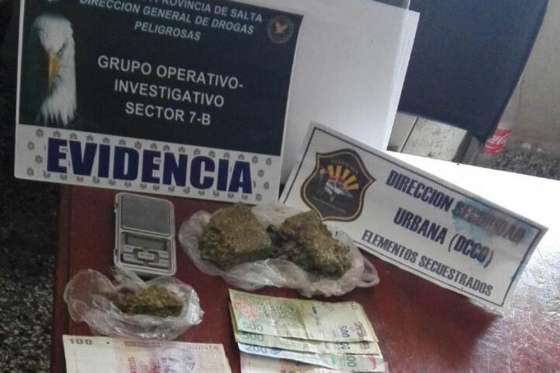 Más de 800 dosis de droga decomisadas durante el fin de semana