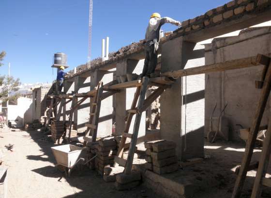 Avanzan las obras de refacción en una escuela de Payogasta 