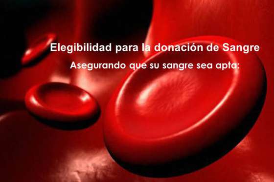 Jornada regional sobre elegibilidad de donantes de sangre para transfusiones seguras