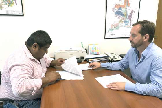 Nueva obra para provisión de agua en La Viña