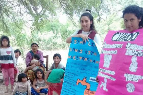 Talleres sobre higiene y cuidados personales en Centros de Primera Infancia de Rivadavia Banda Norte