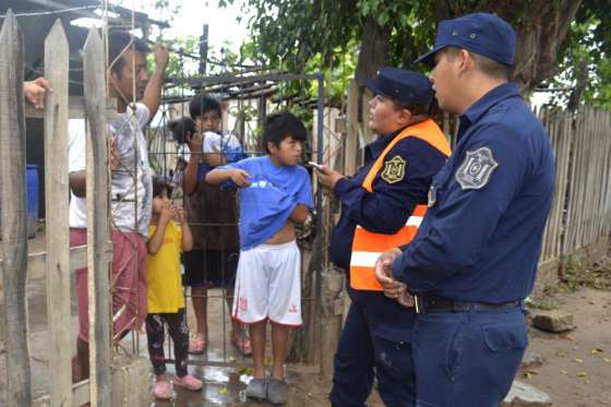 Seguridad entrevistó a 200 familias en una jornada preventiva en Pichanal