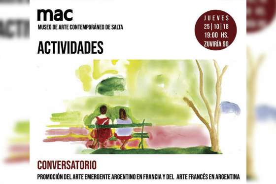 Se realizará un conversatorio sobre arte visual emergente de Francia y Argentina