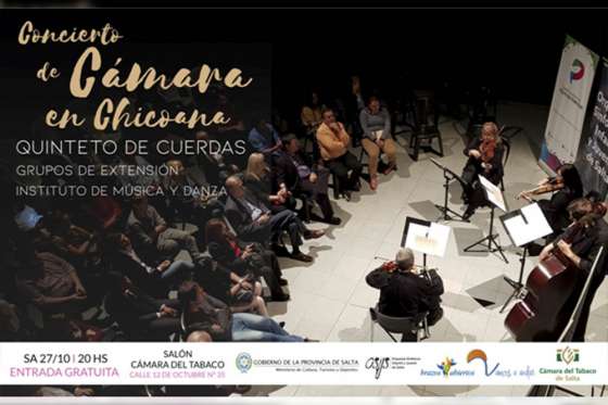 Concierto de cámara gratuito en Chicoana