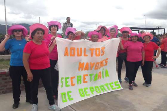 Se realizó el Encuentro Cultural y Deportivo para Adultos Mayores