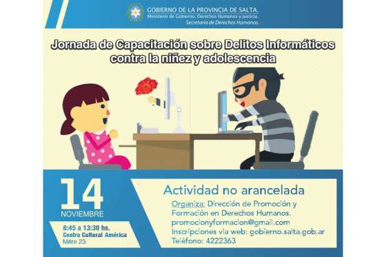 Capacitación sobre delitos informáticos contra la niñez y adolescencia