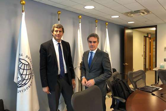 Yarade se reunió con directivos del Banco Mundial en busca de obras para Salta