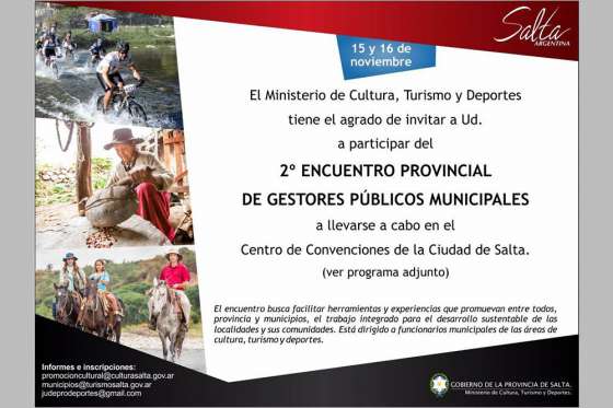 Comenzó el 2° Encuentro Provincial de Gestores Públicos Municipales