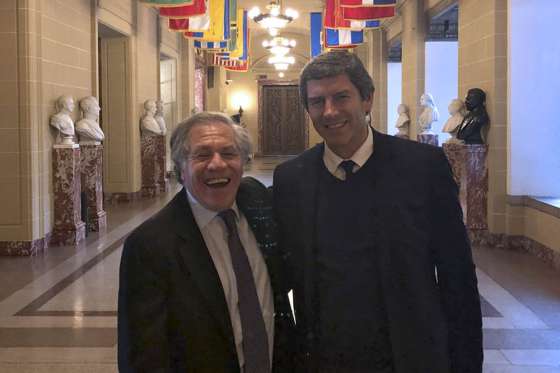 Yarade se reunió con el titular de la OEA Luis Almagro