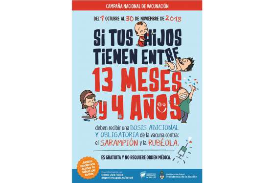 Hasta hoy habrá un puesto de vacunación contra sarampión en una galería comercial salteña